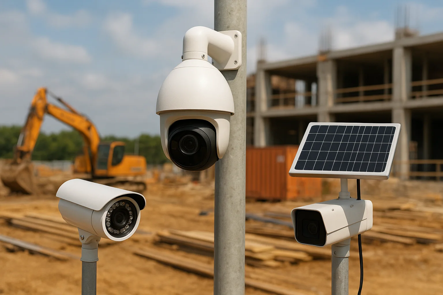 Compare camera types for jobsite conditions